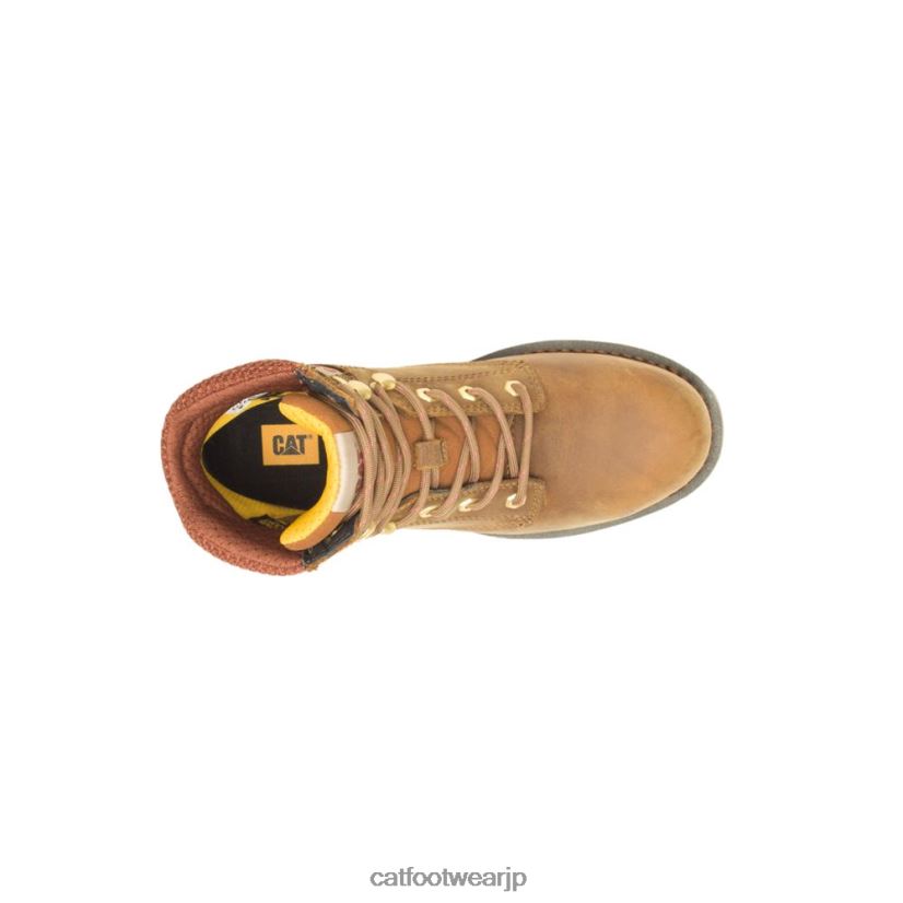 ペイズリー柄 6インチ スチールトゥ ワークブーツ ピラミッド 女性 N2JB0V278 Caterpillar |ワークブーツ
